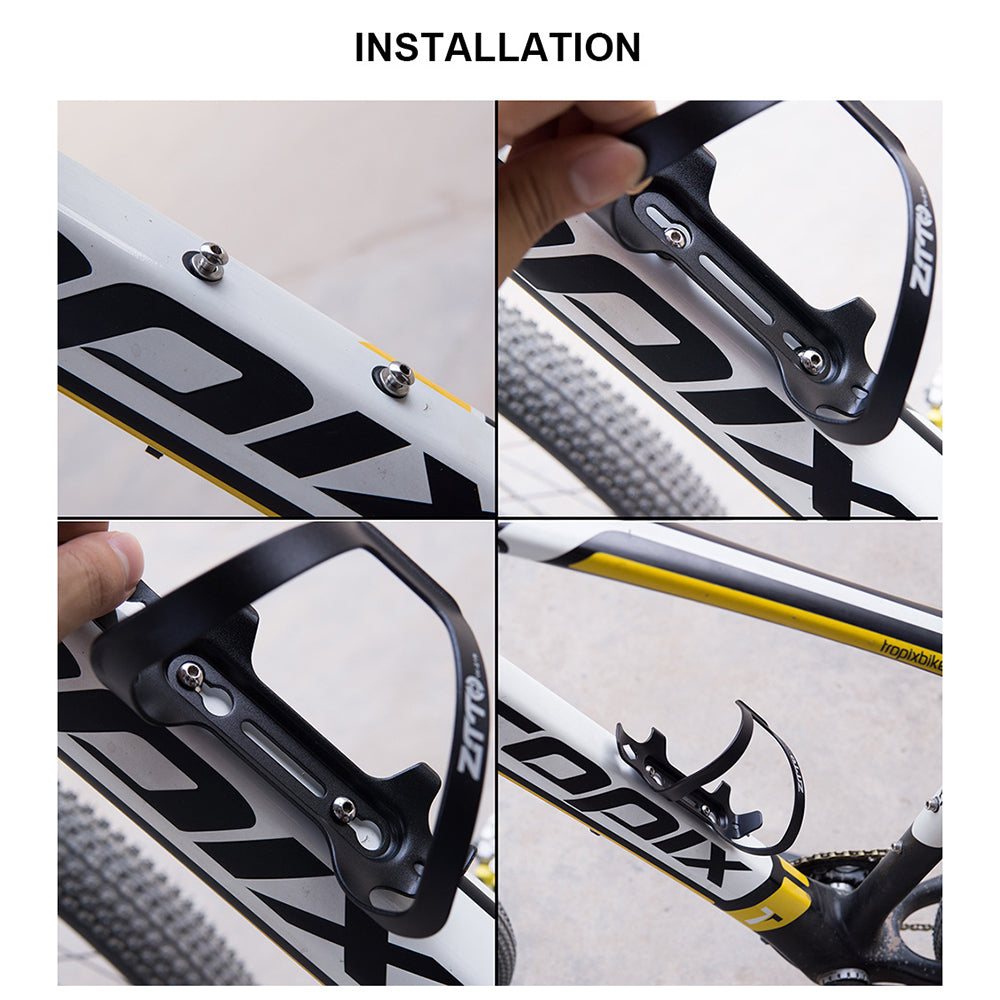 ZTTO W216 Bicycle Water Bottle Cage Aluminum Alloy Road Bike Bottle Holder Bracket ZTTO W216 Bicycle Water Bottle Cage Aluminum Alloy Road Bike Bottle Holder Bracket